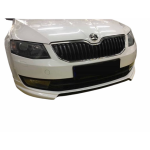 Skoda Octavia MK3 (2013 - 2017) Custom Style Ön Tampon Eki (Plastik)